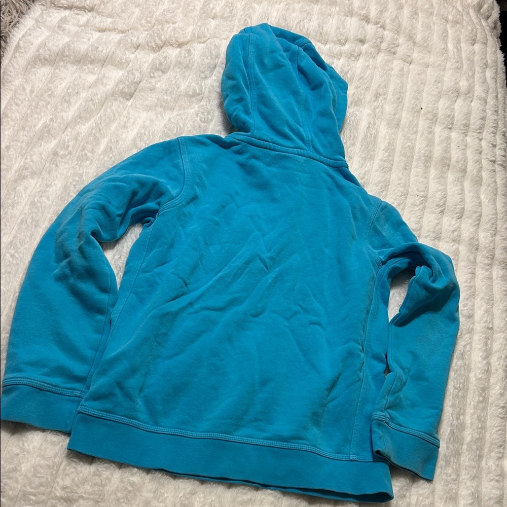 Nike Boys Sportswear Club Fleece Lined Pullover Hoodie Chlorine Blue - Picture 11 of 16
